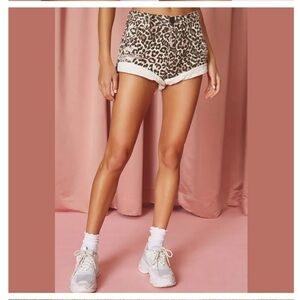 ONE teaspoon Animal Bandit Mid Waist Shorts